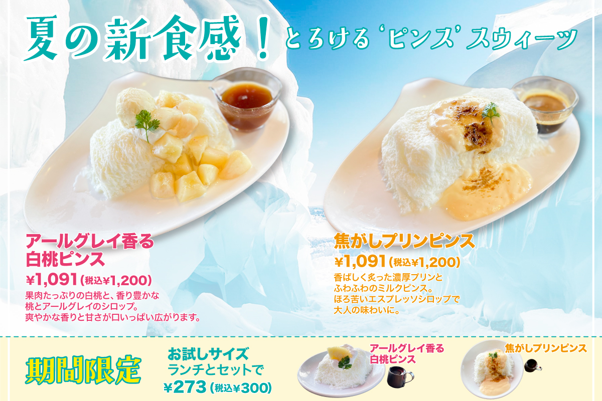 新食感!とろけるピンススウィーツ